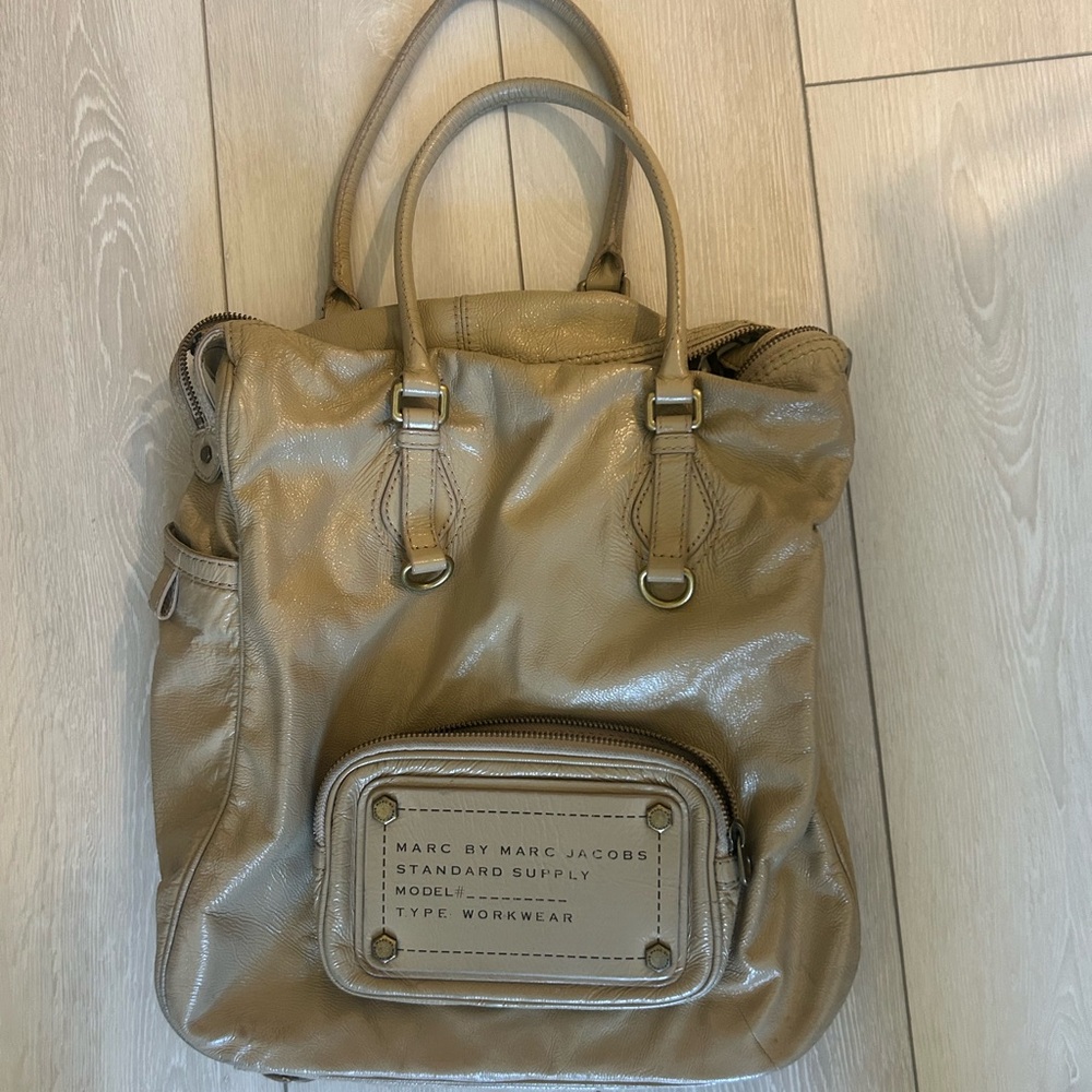 Marc by Marc Jacobs Metallic Tan Bag